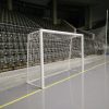 Football goal 3x2 m, oval aluminium 120x100 mm-0