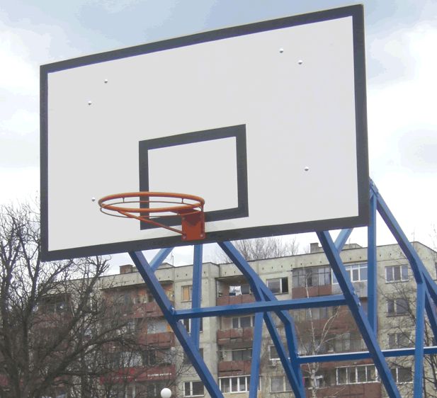 Backboard made of technical plywood 180x105 cm-0 Backboard made of technical plywood 180x105 cm-0