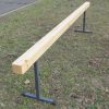 Gymnastic beam 3 m with telescopic height adjustment-0