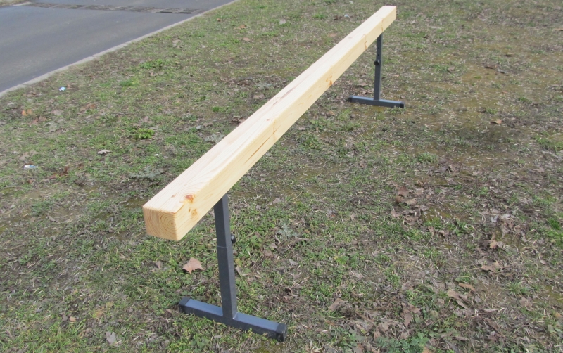 Gymnastic beam 3 m with telescopic height adjustment-0 Gymnastic beam 3 m with telescopic height adjustment-0