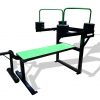 Bench press combined with leg curl-0