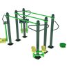combined outdoor fitness equipment