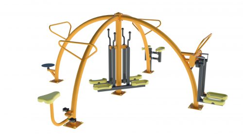 combined outdoor fitness