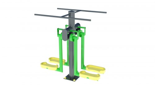 legs machine double outdoor fitness