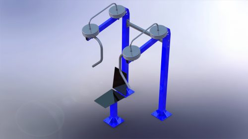 chest press outdoor fitness adjustable weight